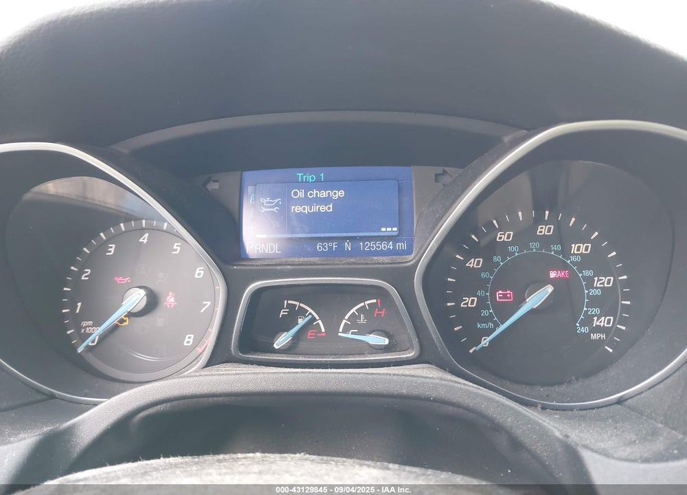 2013 FORD FOCUS VIN: 1FADP3F25DL317984