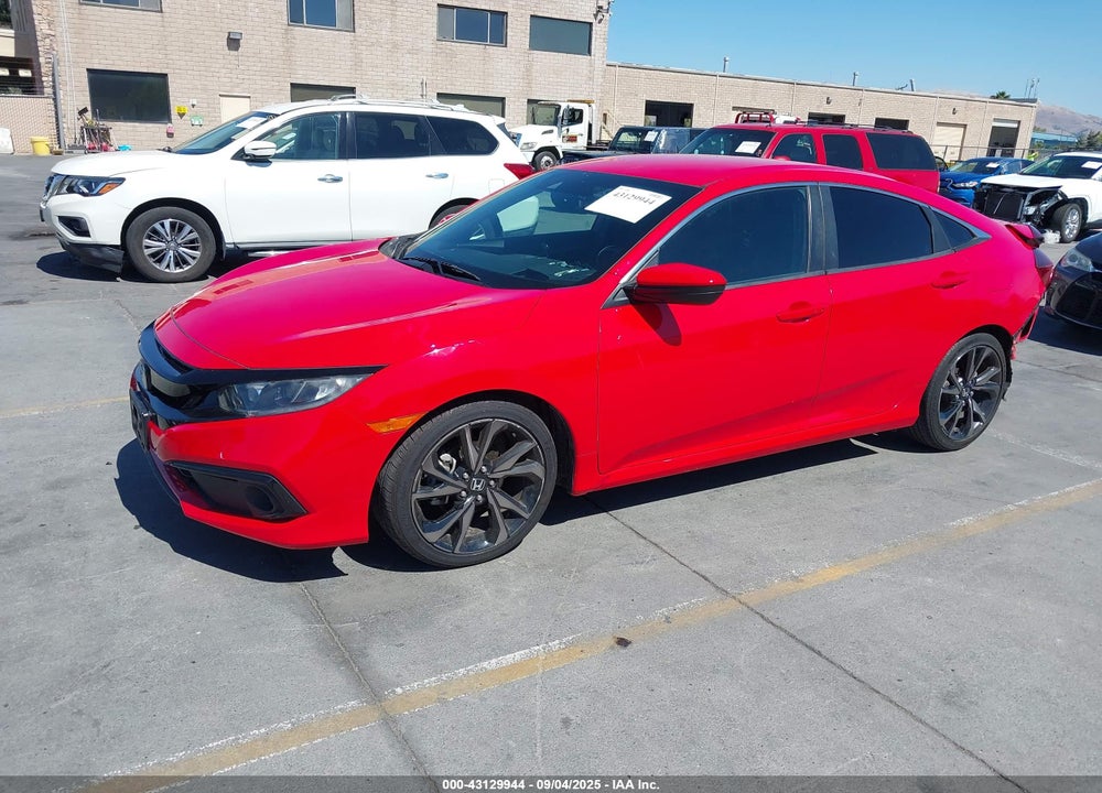 2019 HONDA CIVIC SPORT VIN: 2HGFC2F81KH603372