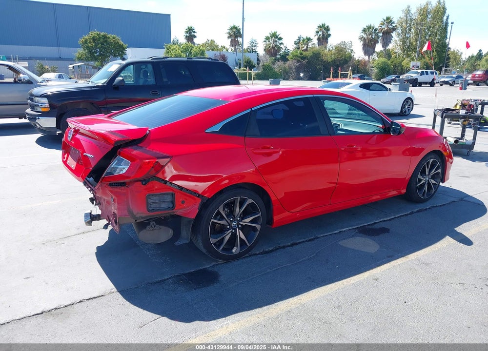 2019 HONDA CIVIC SPORT VIN: 2HGFC2F81KH603372