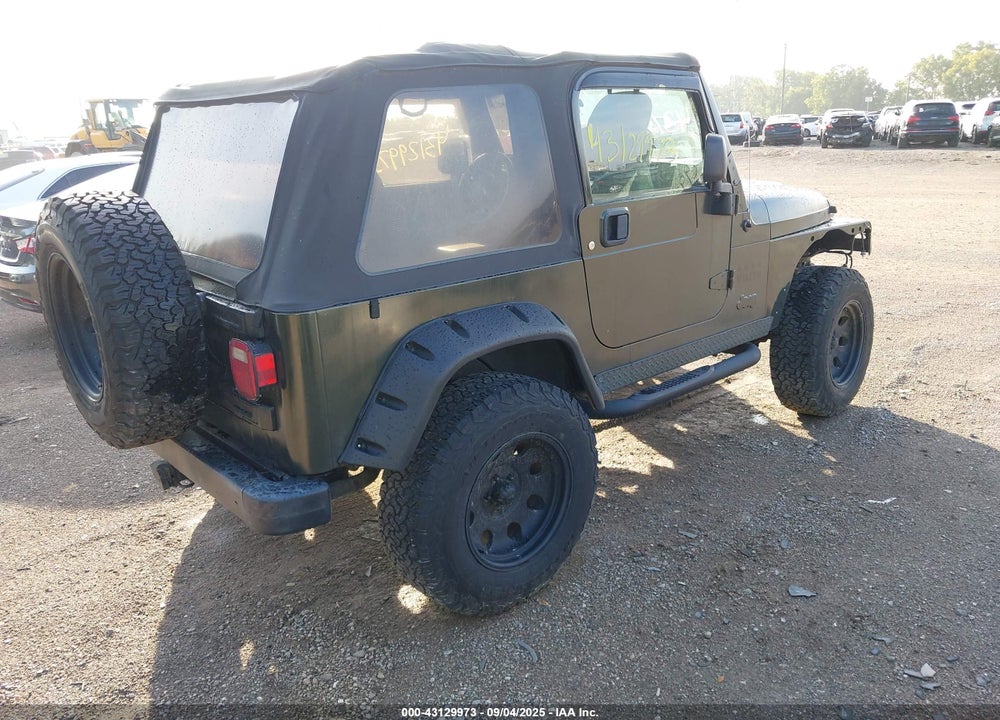 2005 JEEP WRANGLER X VIN: 1J4FA39S55P317794