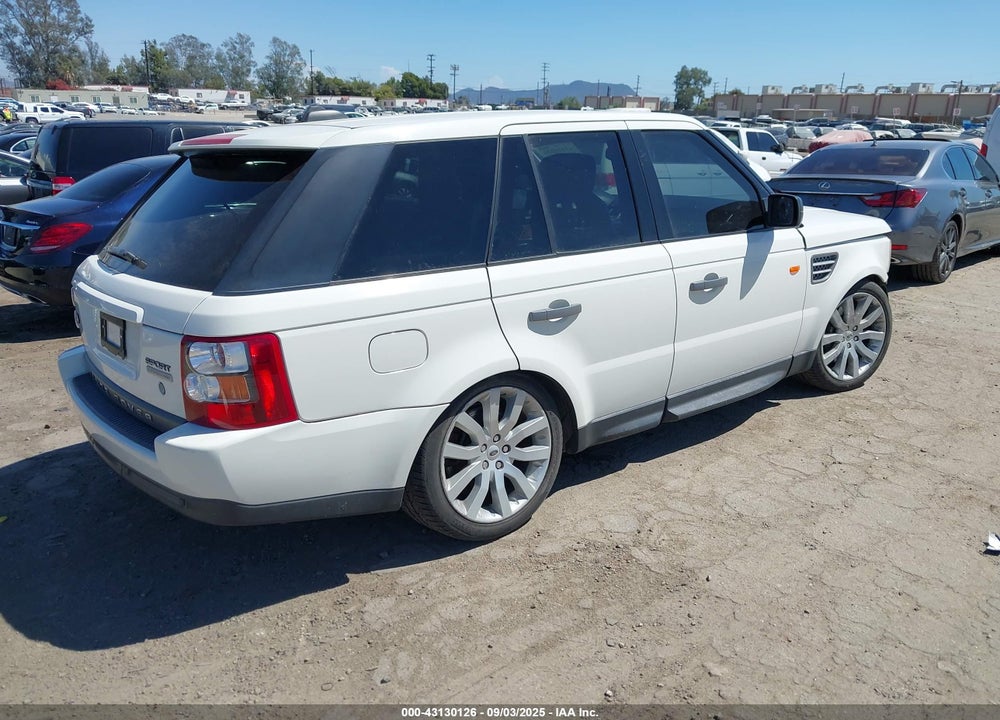 2006 LAND ROVER RANGE ROVER SPORT SUPERCHARGED VIN: SALSH23476A967437