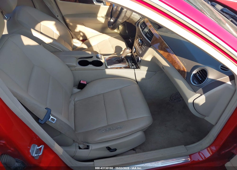2012 MERCEDES-BENZ C CLASS VIN: WDDGF4HBXCR233397