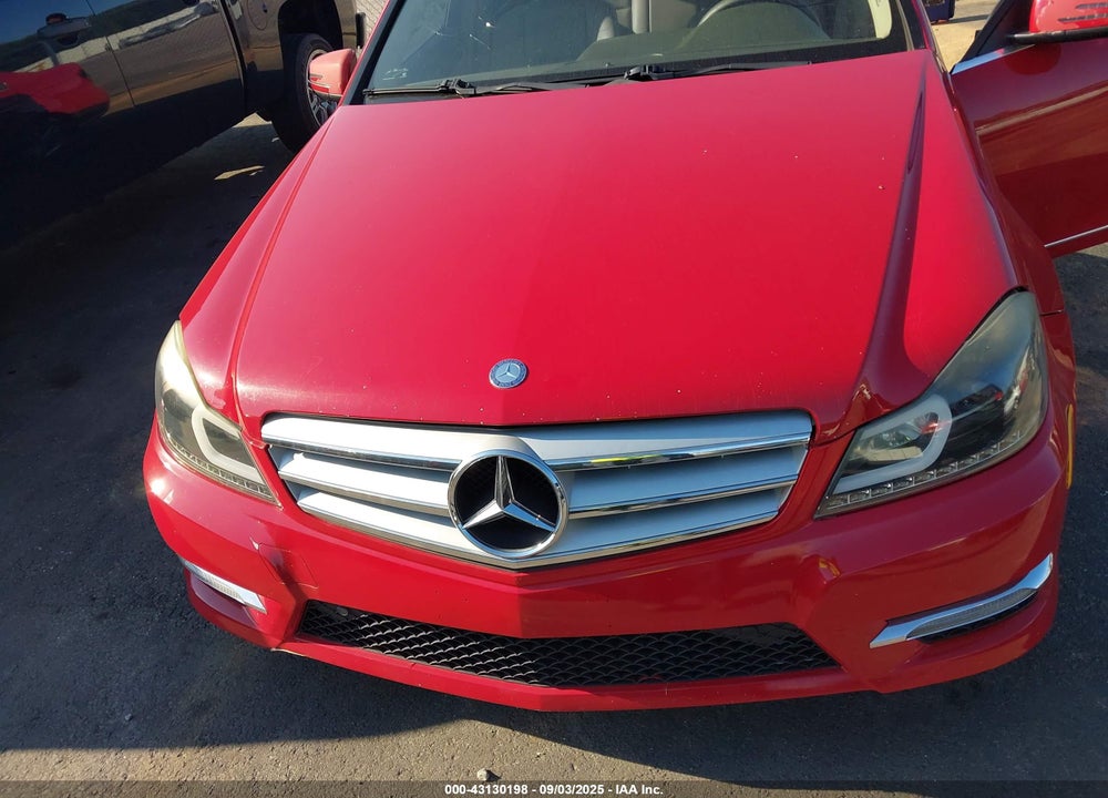 2012 MERCEDES-BENZ C CLASS VIN: WDDGF4HBXCR233397