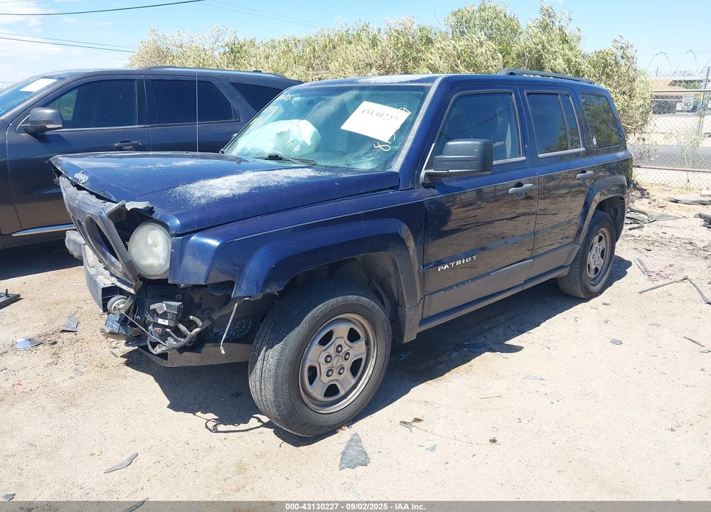 2014 JEEP PATRIOT VIN: 1C4NJPBB8ED813659