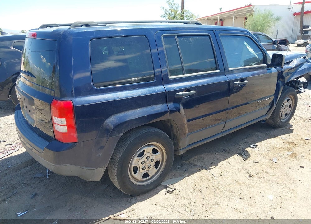 2014 JEEP PATRIOT VIN: 1C4NJPBB8ED813659