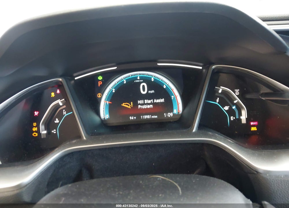 2017 HONDA CIVIC VIN: 19XFC1F31HE201854