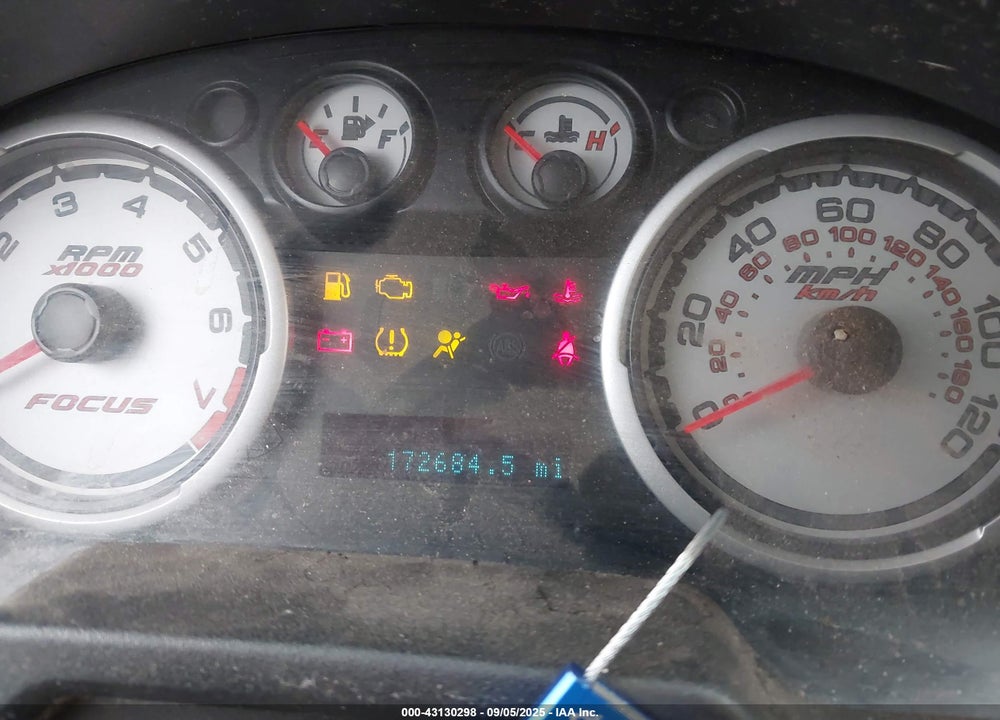 2009 FORD FOCUS VIN: 1FAHP32N69W225595