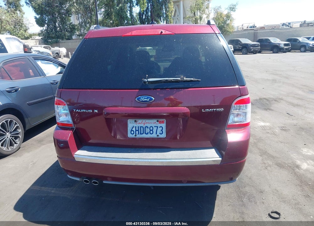 2008 FORD TAURUS X LIMITED VIN: 1FMDK03WX8GA02235