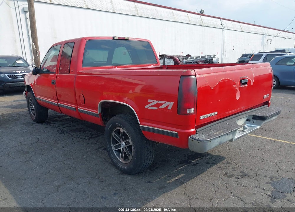 1998 GMC SIERRA 1500 SL WIDESIDE VIN: 1GTEK19RXWR517625