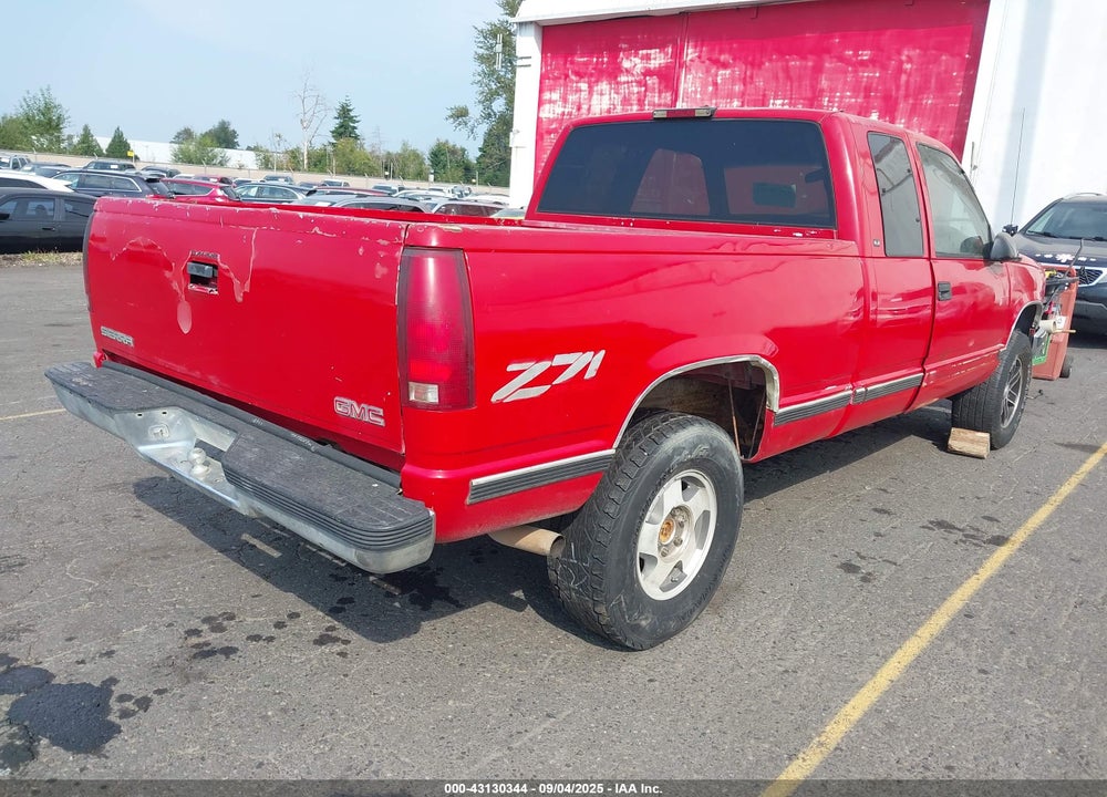 1998 GMC SIERRA 1500 SL WIDESIDE VIN: 1GTEK19RXWR517625