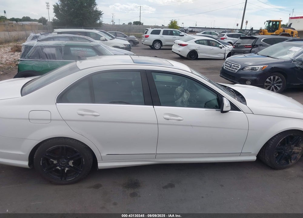 2009 MERCEDES-BENZ C CLASS VIN: WDDGF56X59R069232
