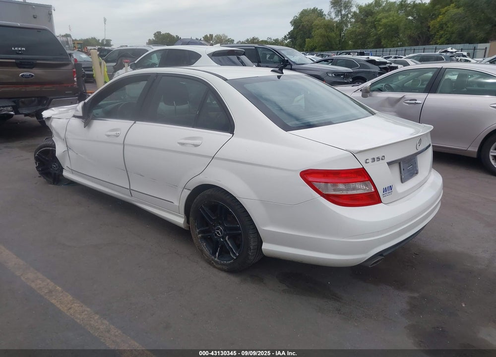 2009 MERCEDES-BENZ C CLASS VIN: WDDGF56X59R069232