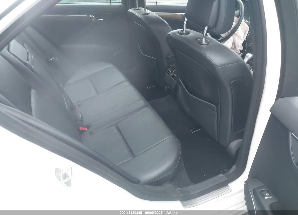 2009 MERCEDES-BENZ C CLASS VIN: WDDGF56X59R069232