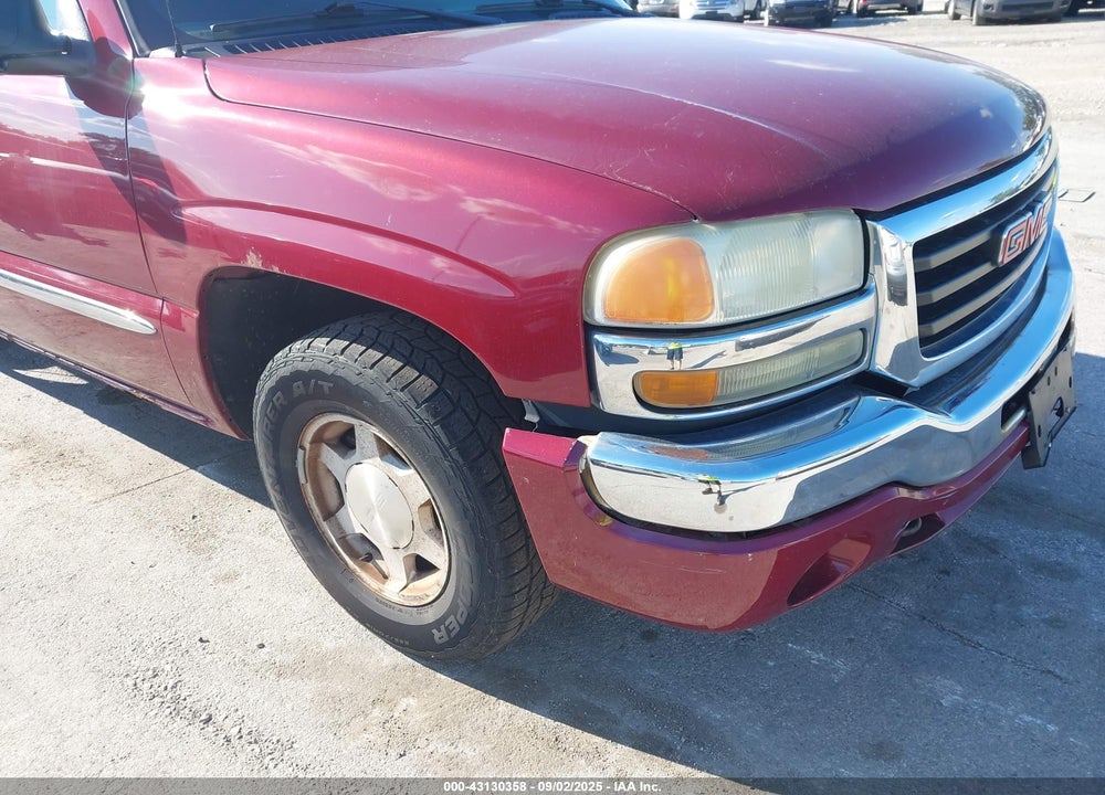 2004 GMC SIERRA 1500 SLE VIN: 2GTEC19V641178572