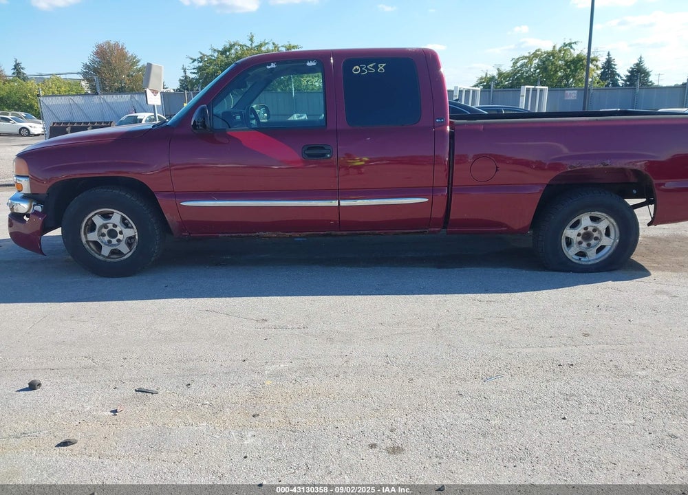 2004 GMC SIERRA 1500 SLE VIN: 2GTEC19V641178572