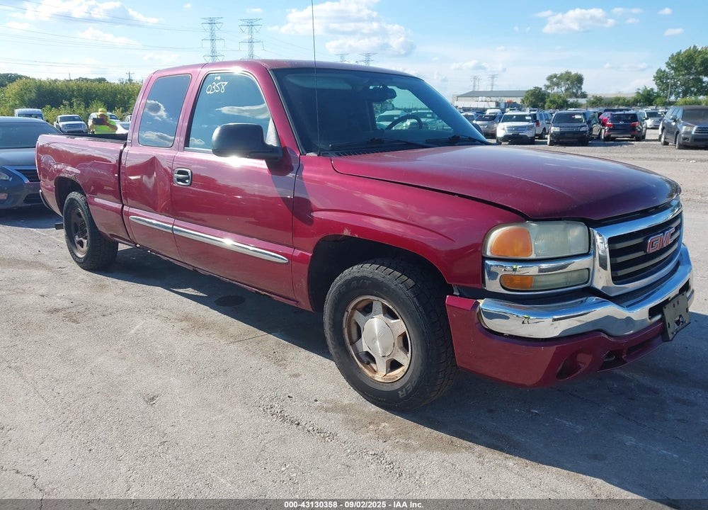 2004 GMC SIERRA 1500 SLE VIN: 2GTEC19V641178572