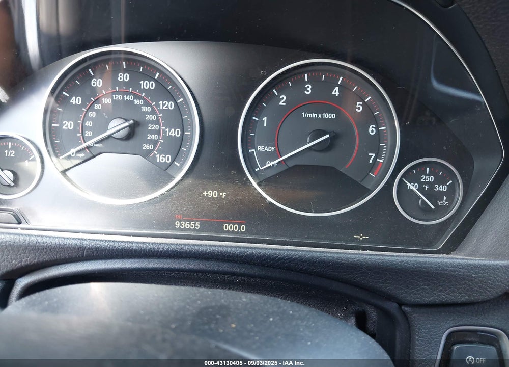 2017 BMW 3 SERIES VIN: WBA8B3C58HK777464
