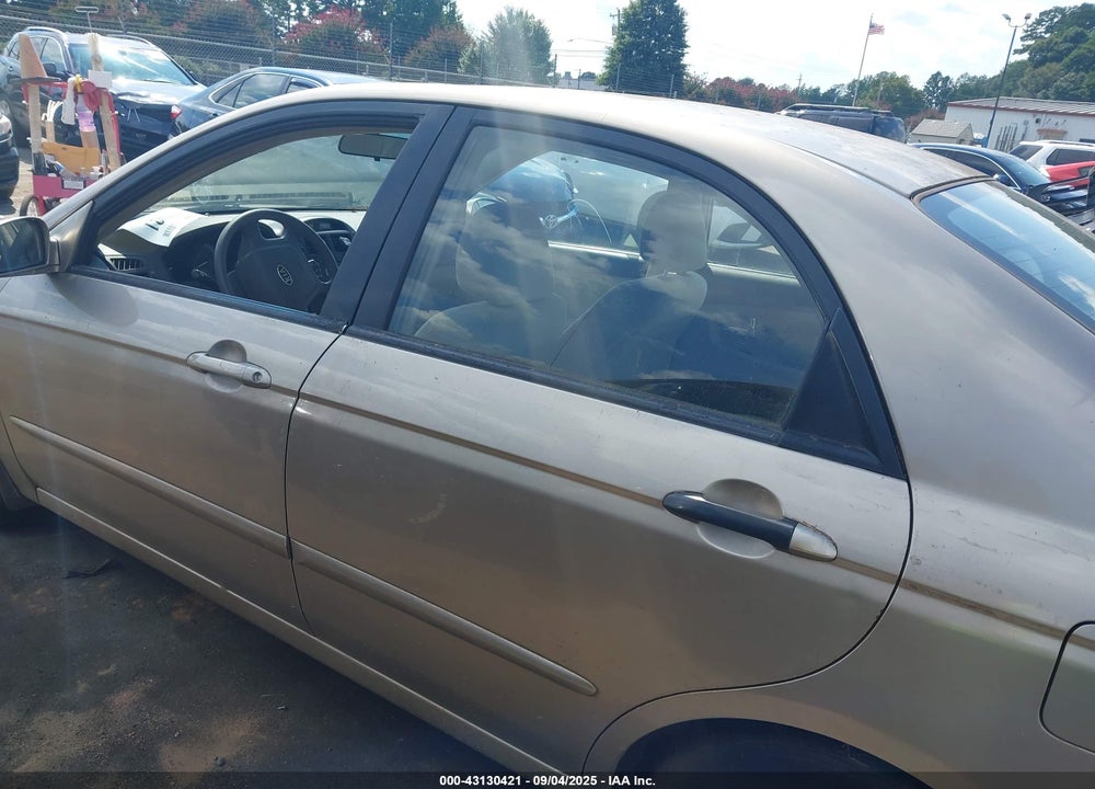2007 KIA SPECTRA EX VIN: KNAFE121375473375
