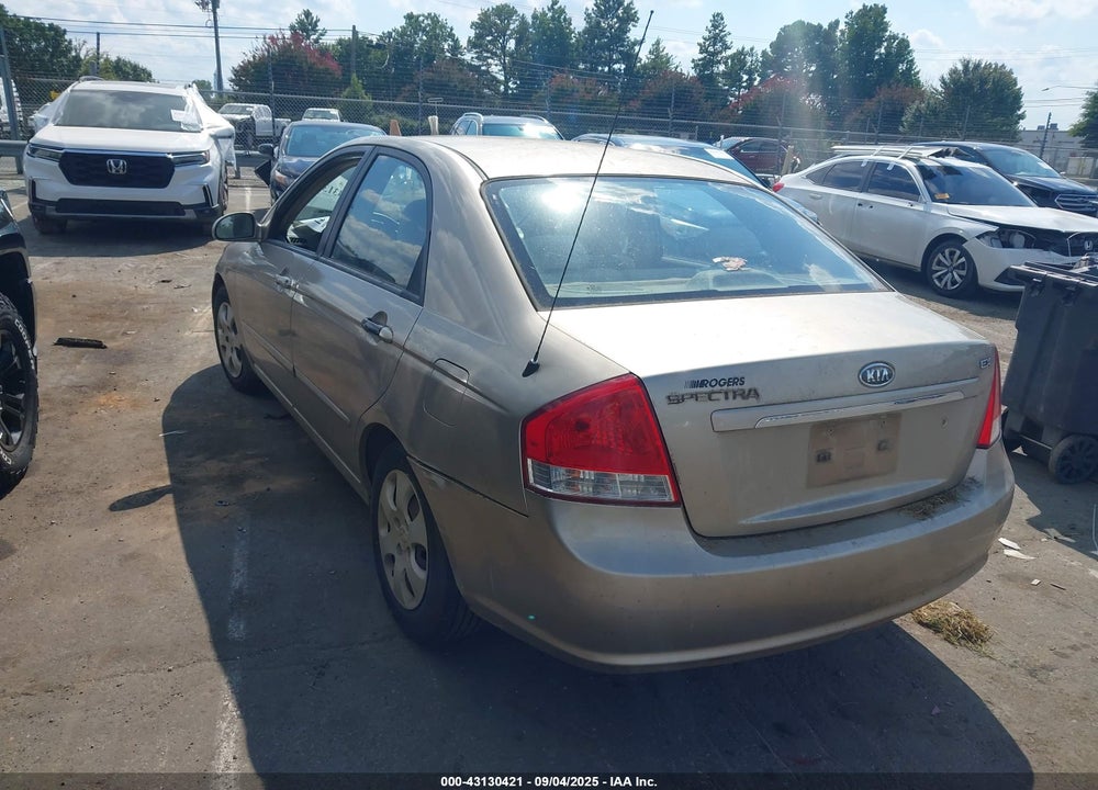 2007 KIA SPECTRA EX VIN: KNAFE121375473375