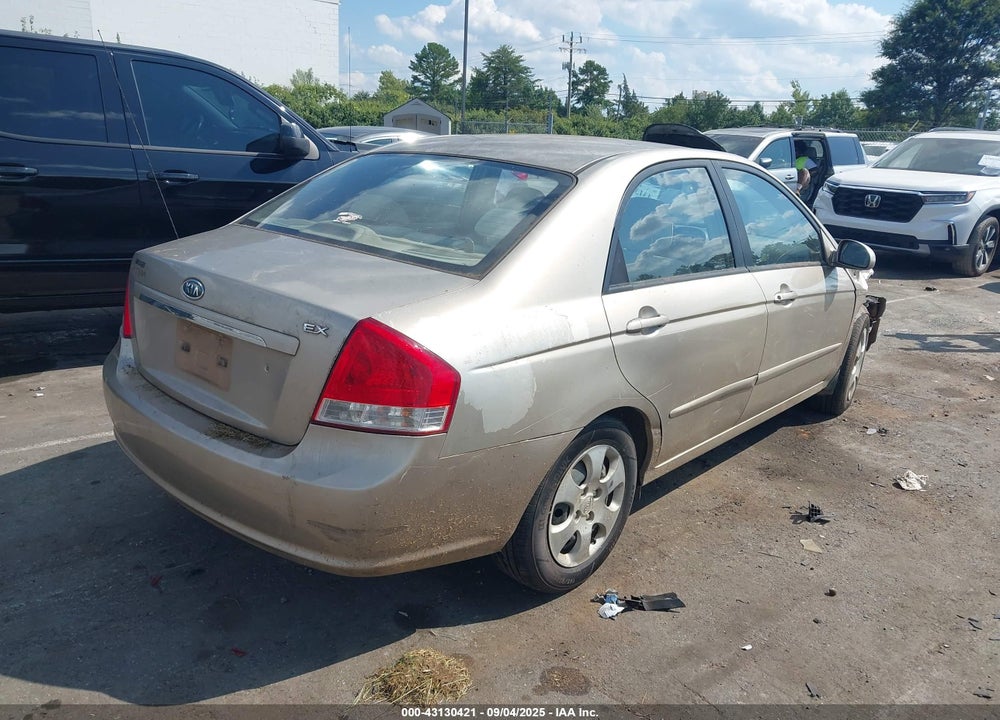 2007 KIA SPECTRA EX VIN: KNAFE121375473375