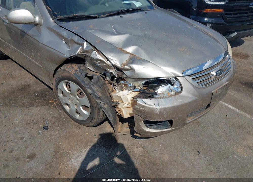 2007 KIA SPECTRA EX VIN: KNAFE121375473375