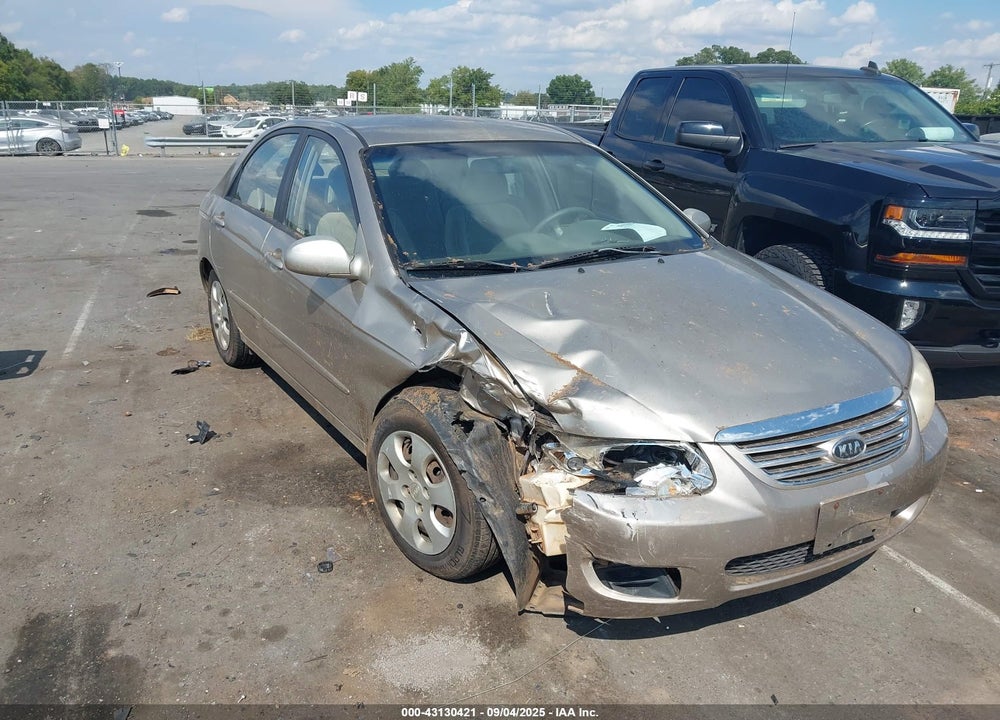 2007 KIA SPECTRA EX VIN: KNAFE121375473375