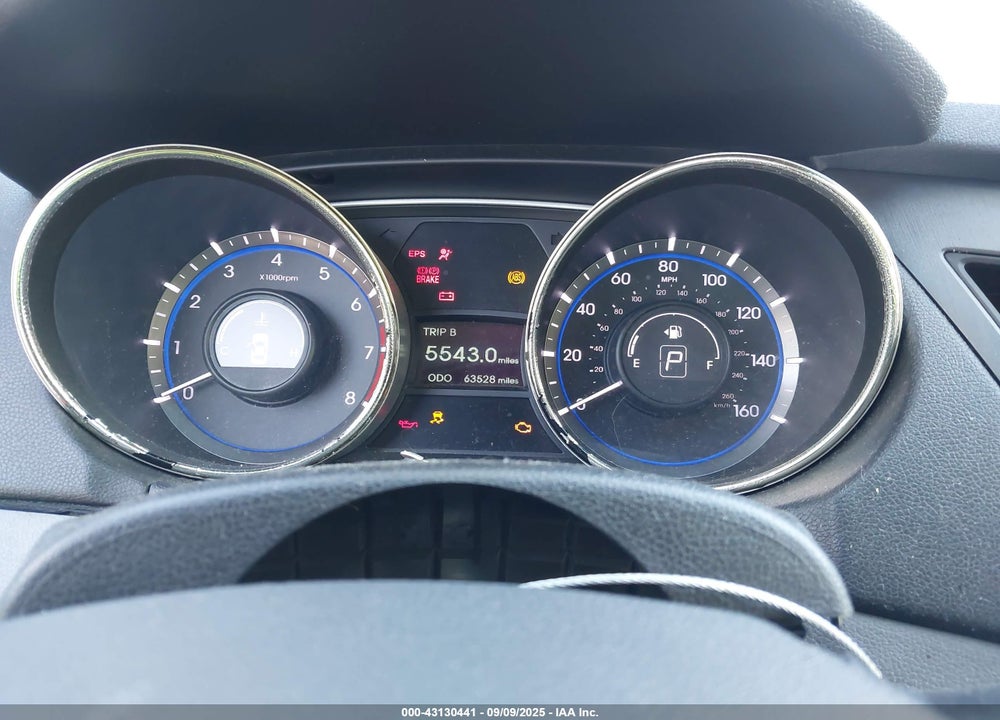 2013 HYUNDAI SONATA VIN: 5NPEB4AC6DH657510
