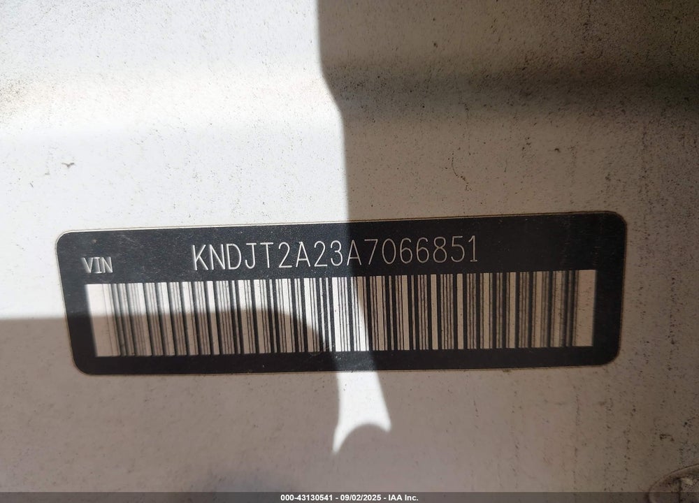 2010 KIA SOUL VIN: KNDJT2A23A7066851
