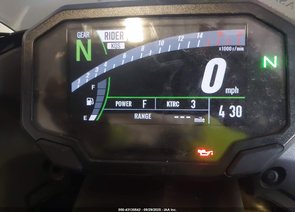 2025 KAWASAKI ZX636 K VIN: JKBZXJK10SA008133