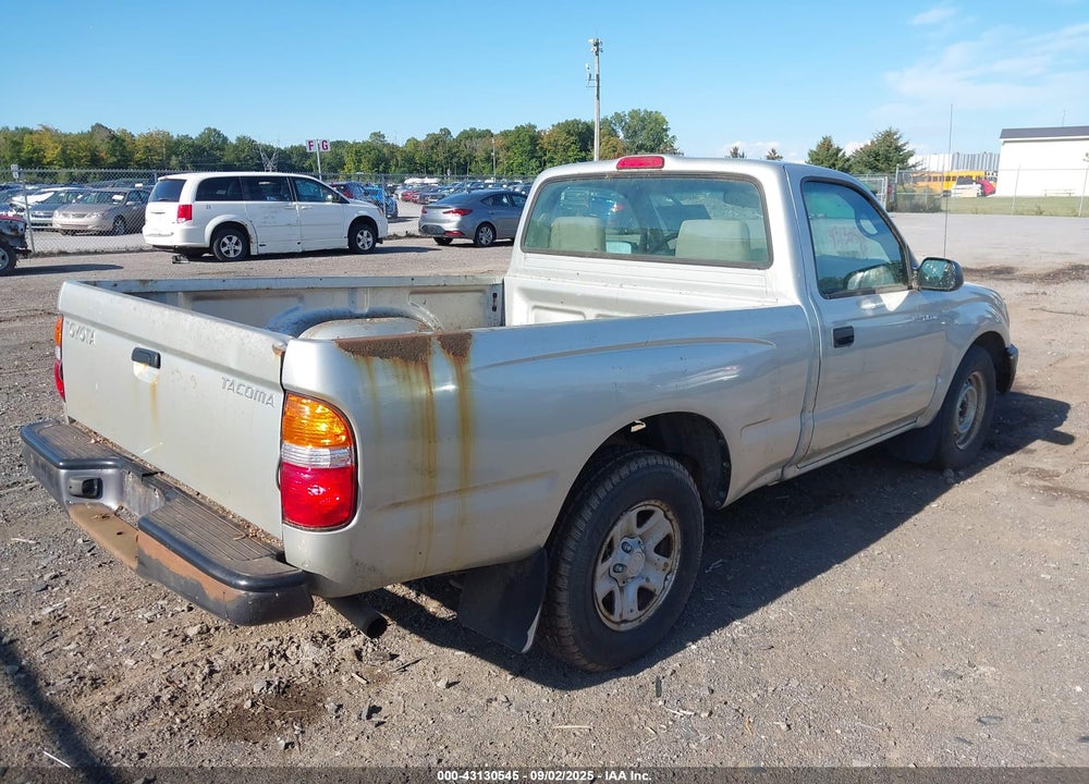 2004 TOYOTA TACOMA VIN: 5TENL42N44Z342117