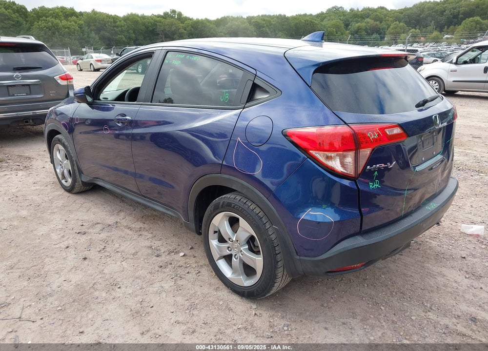 2016 HONDA HR-V VIN: 3CZRU5H52GM734052