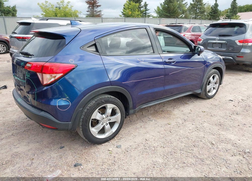 2016 HONDA HR-V VIN: 3CZRU5H52GM734052