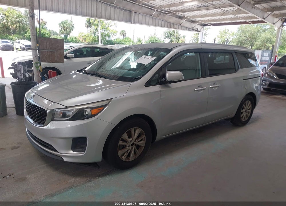 2016 KIA SEDONA LX VIN: KNDMB5C16G6192528