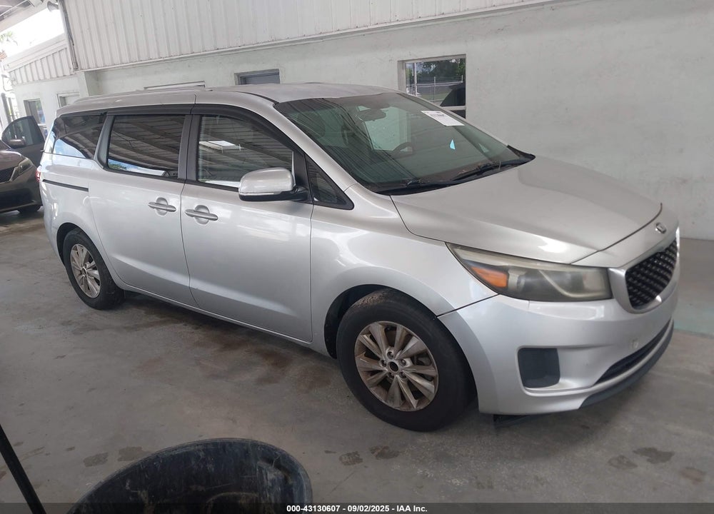 2016 KIA SEDONA LX VIN: KNDMB5C16G6192528