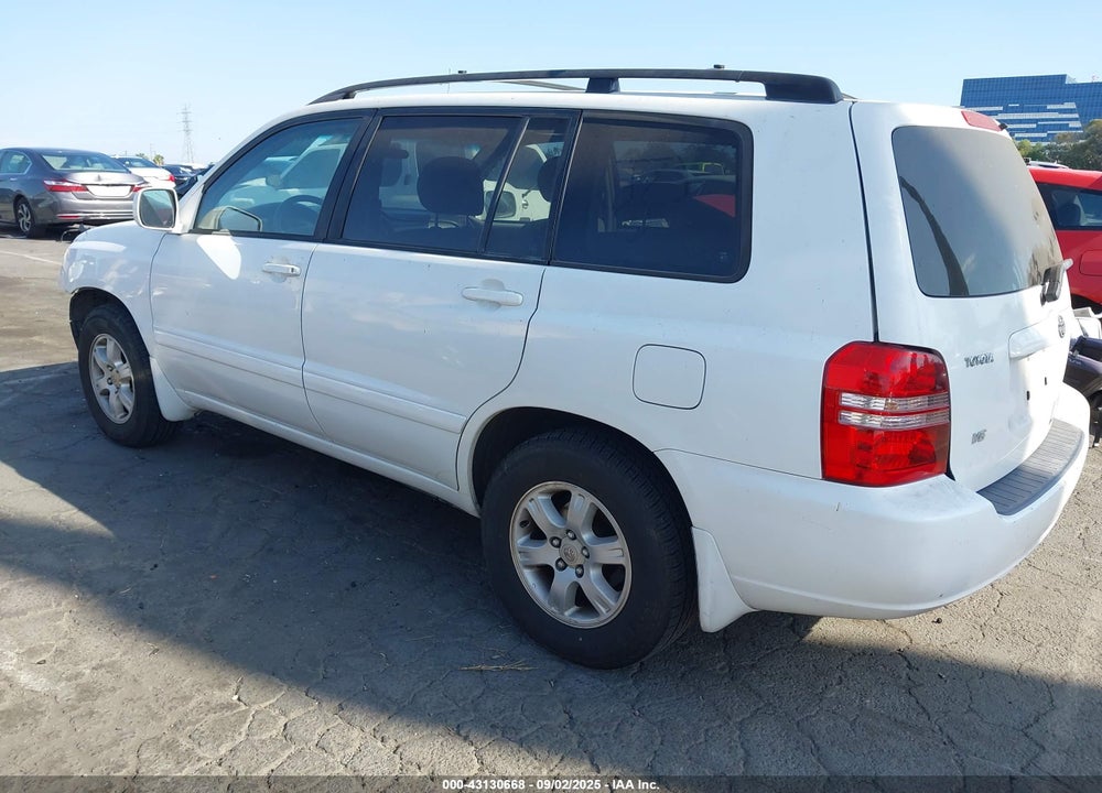 2001 TOYOTA HIGHLANDER V6 VIN: JTEGF21A010007673