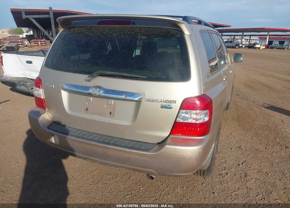 2007 TOYOTA HIGHLANDER HYBRID VIN: JTEDW21A770016611