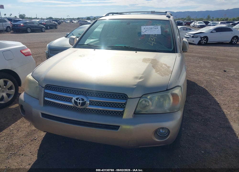 2007 TOYOTA HIGHLANDER HYBRID VIN: JTEDW21A770016611