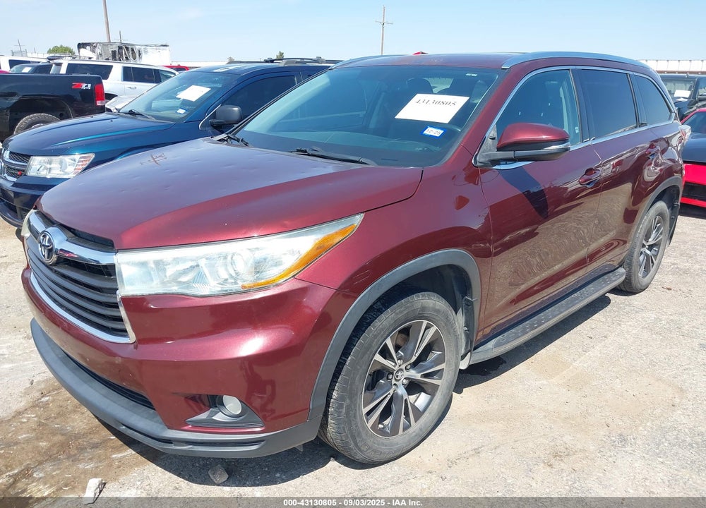 2016 TOYOTA HIGHLANDER VIN: 5TDKKRFH8GS186558