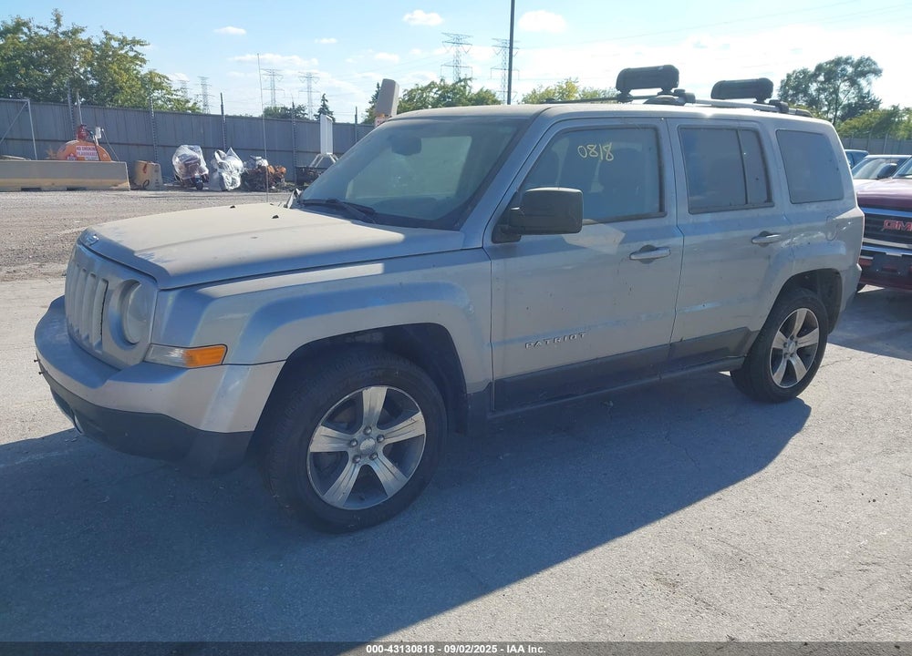 2016 JEEP PATRIOT VIN: 1C4NJPFA7GD740157
