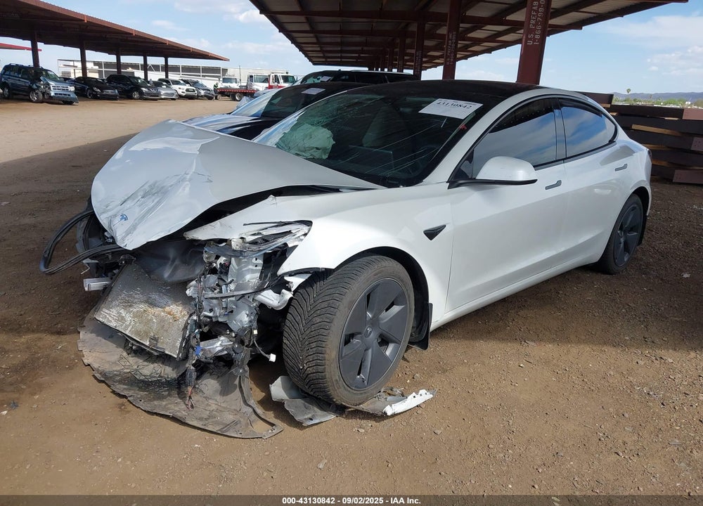 2022 TESLA MODEL 3 LONG RANGE DUAL MOTOR ALL-WHEEL DRIVE VIN: 5YJ3E1EB0NF256324