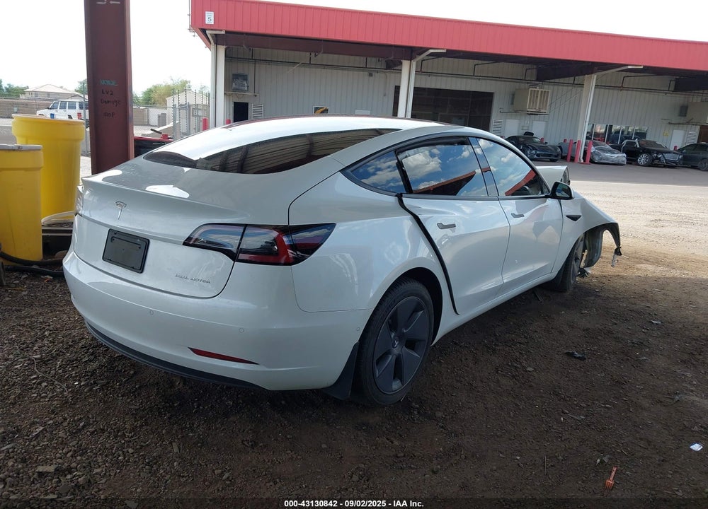 2022 TESLA MODEL 3 LONG RANGE DUAL MOTOR ALL-WHEEL DRIVE VIN: 5YJ3E1EB0NF256324