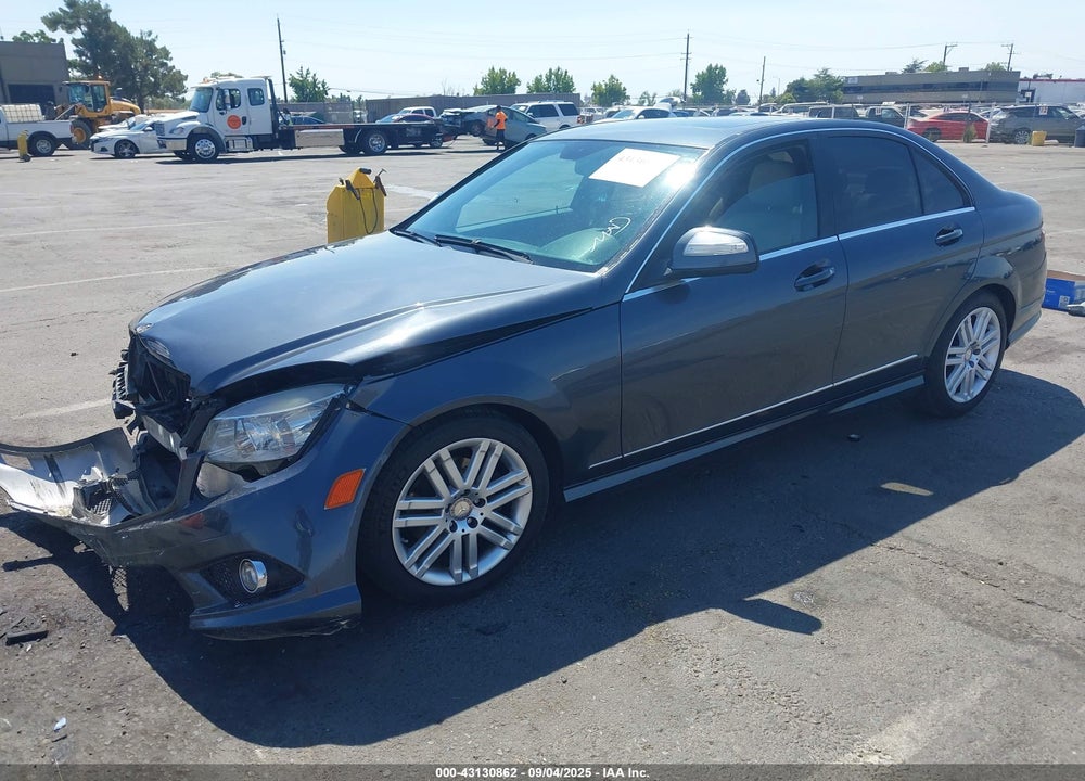 2009 MERCEDES-BENZ C CLASS VIN: WDDGF54XX9R059816