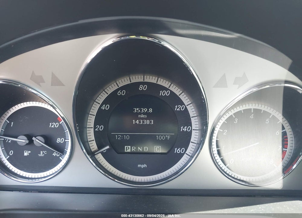 2009 MERCEDES-BENZ C CLASS VIN: WDDGF54XX9R059816