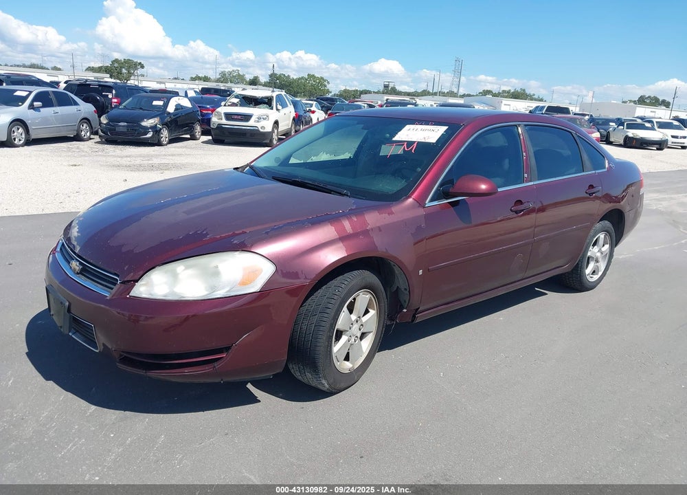 2007 CHEVROLET IMPALA LT VIN: 2G1WT55K679189254
