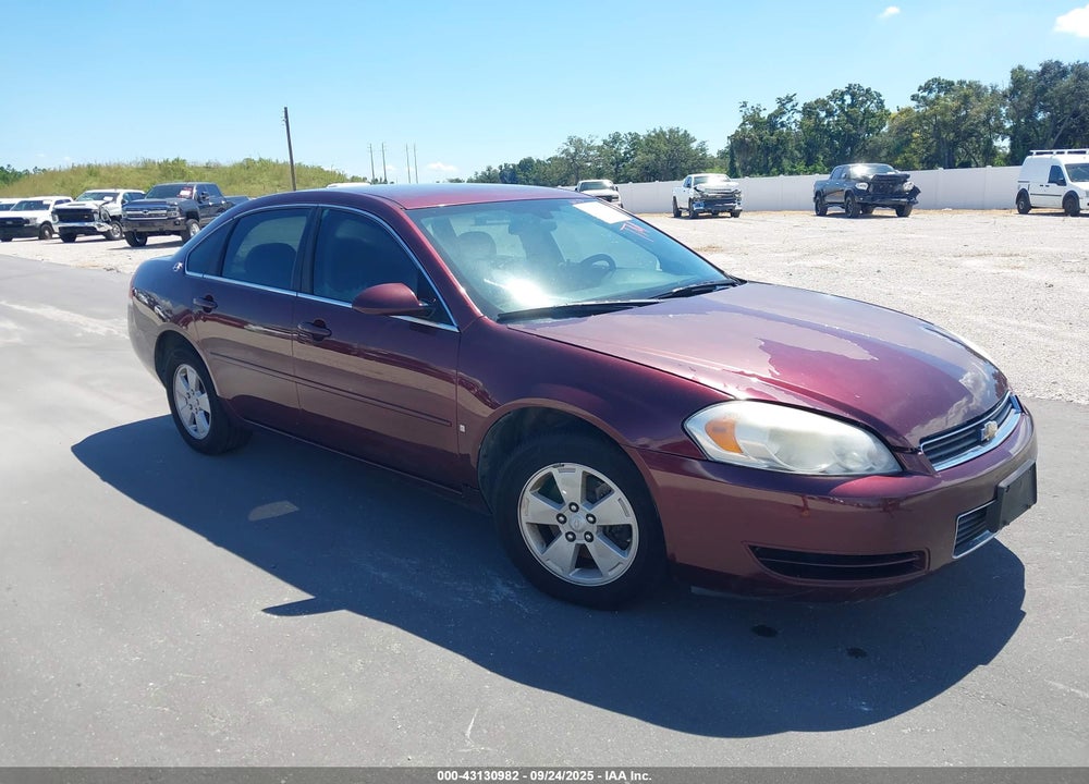 2007 CHEVROLET IMPALA LT VIN: 2G1WT55K679189254