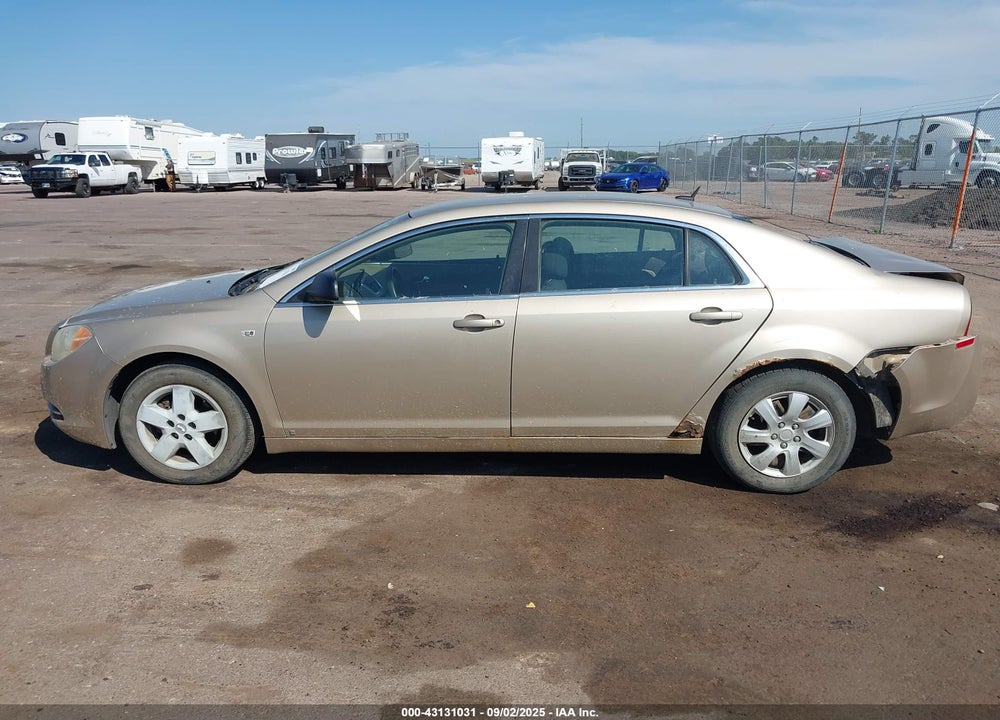 2008 CHEVROLET MALIBU LS VIN: 1G1ZG57B38F197223