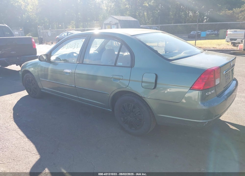 2003 HONDA CIVIC LX VIN: 2HGES16513H621323
