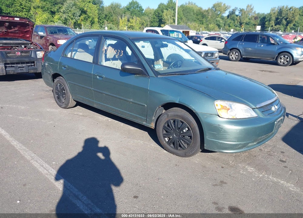 2003 HONDA CIVIC LX VIN: 2HGES16513H621323