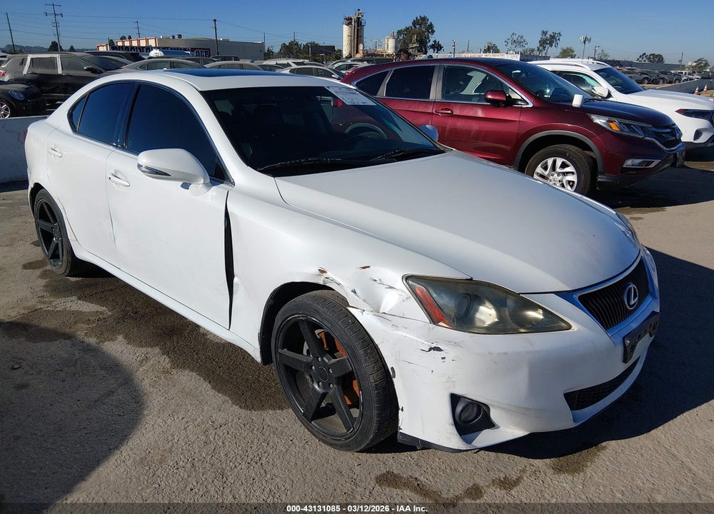 2012 LEXUS IS 250 VIN: JTHBF5C28C5159386