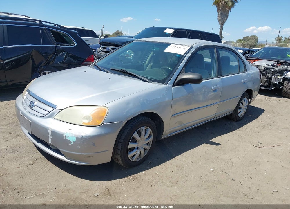 2003 HONDA CIVIC LX VIN: 2HGES16513H615134